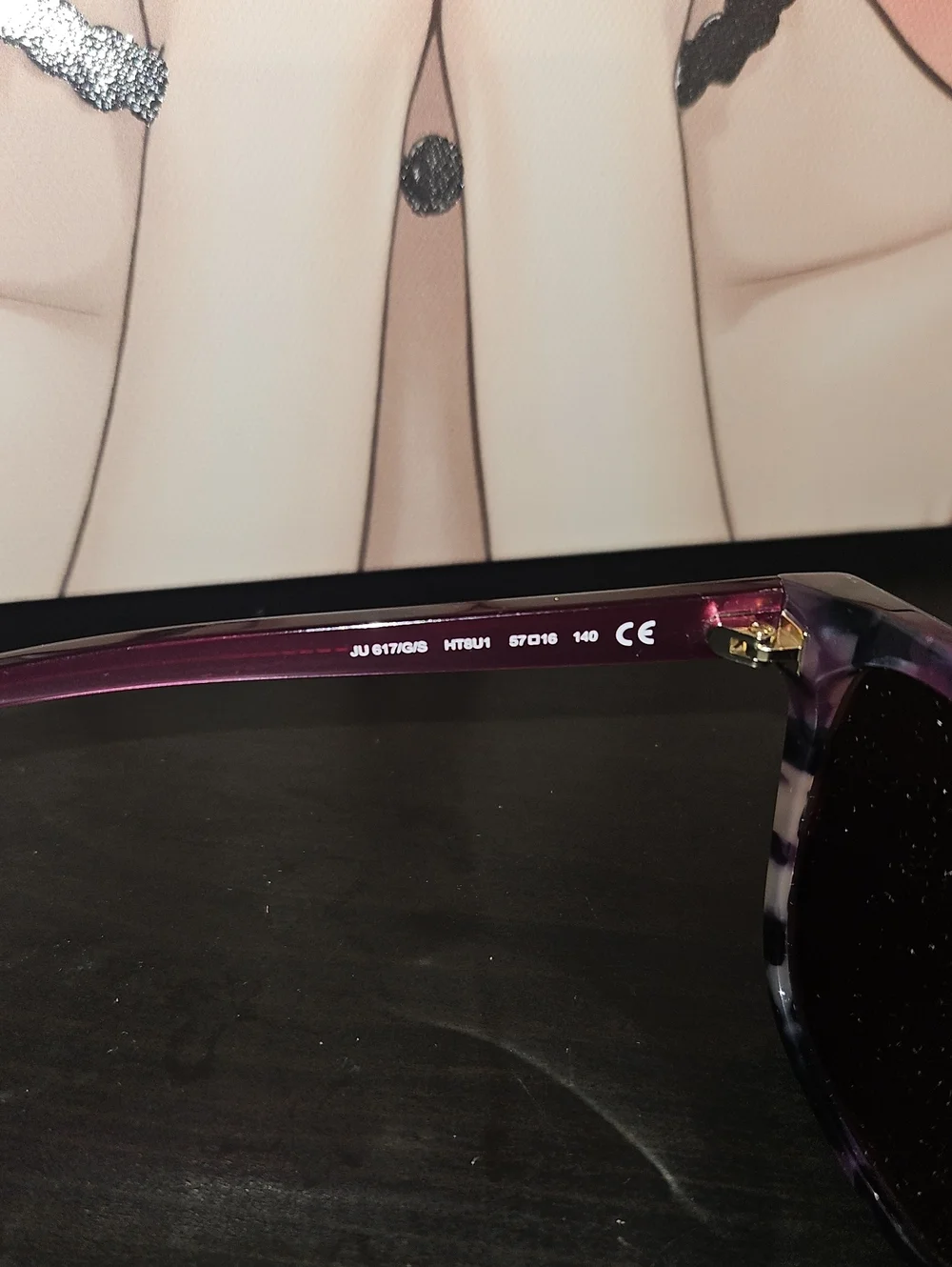 Juicy Couture Cat Eye Sunglasses Pink Tortoise Gradient Lenses NWOT